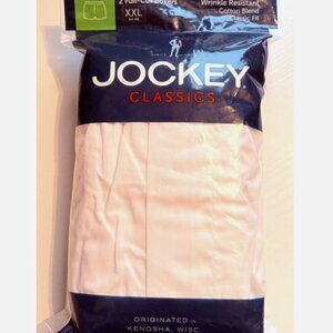 JOCKEY Classics Men’s Full Cut Cotton Blend Boxers 2-Pack XXL